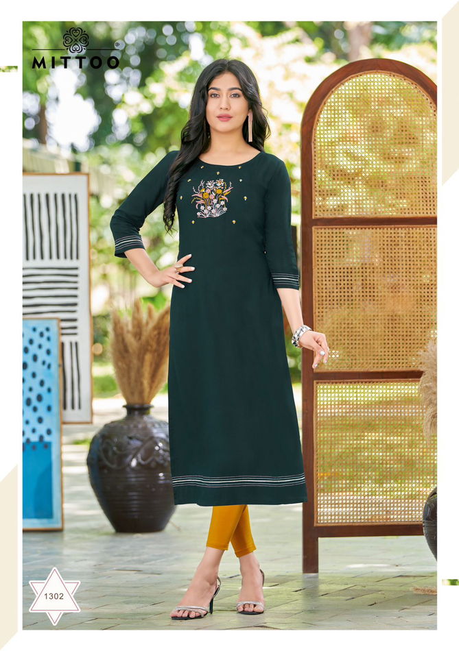 Mittoo Palak Vol 35 Designer Kurtis Catalog
